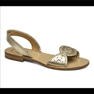Jack Rogers Liliana sandals in platinum